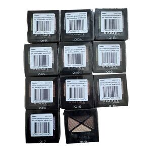 Rimmel‎ Colour Rush Quad Eyeshadow Lot 11 Units (22 Quads) Sealed Mixed Shades